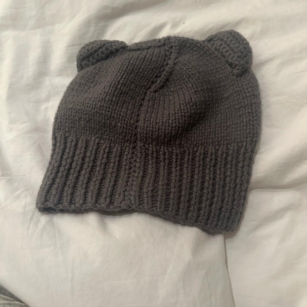 Hania by Anya Cole Knit Beanie with Playful Ear Accents - Picture 2 of 4